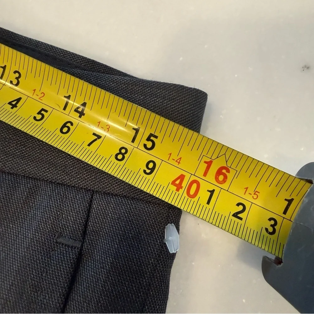 Ted Baker London Men's Charcoal Wool Dress Pants Size 29R Flat Flat NWOT